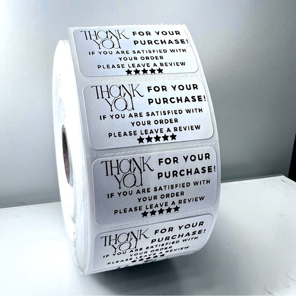 Handmade Other - Sticker Business Poshmark | Shipping Supplies | Thank you stickers 2 in​​